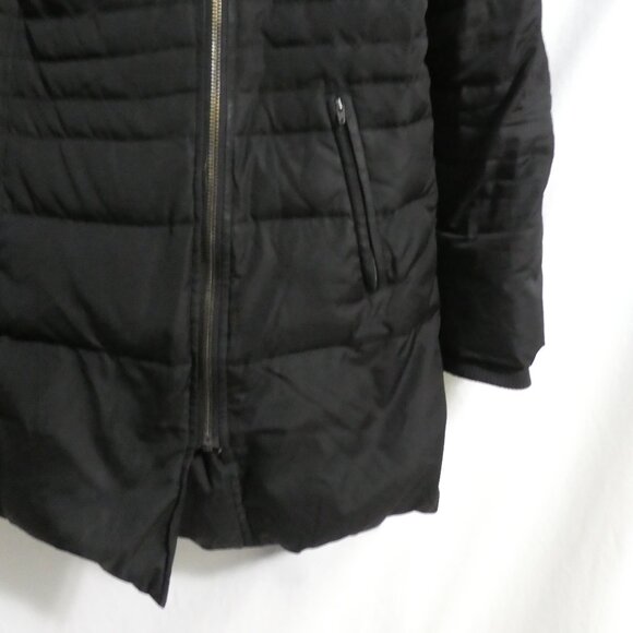 REITMANS | xl - extra large | Black Puffer Coat With Fur Trimmed Hoodie - Picture 6 of 16